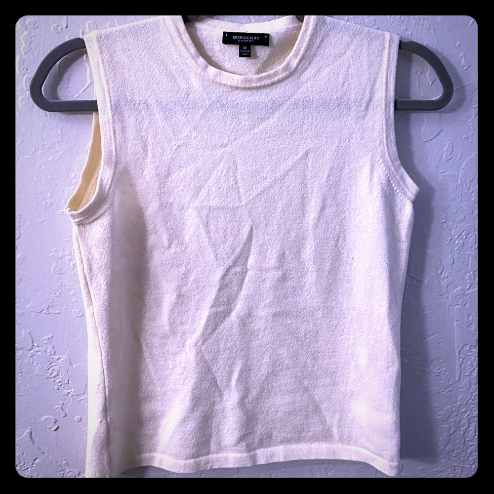Burberry cream top